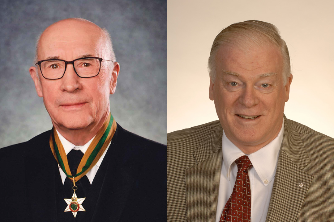 USask will recognize Dr. Wilfred Keller (PhD) and Dr. David Mulder (MD) for their extraordinary career achievements. (Photos: Submitted)