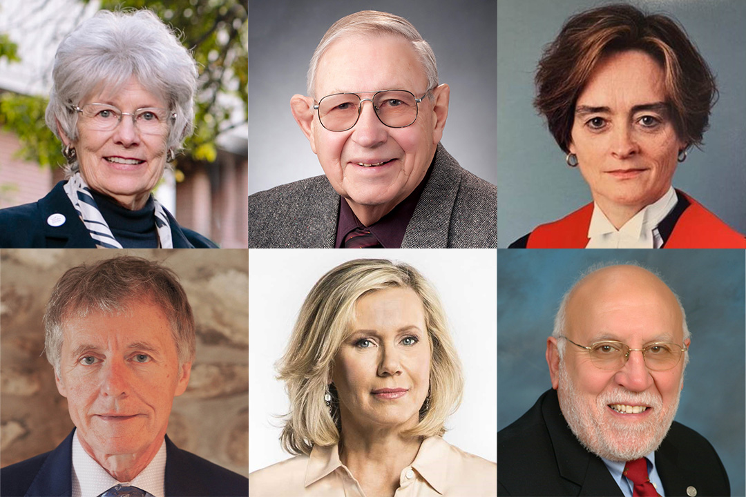 The University of Saskatchewan will be awarding honorary degrees to six individuals from June 6-10 during this year’s Spring Convocation celebrations. (Photos: Submitted)