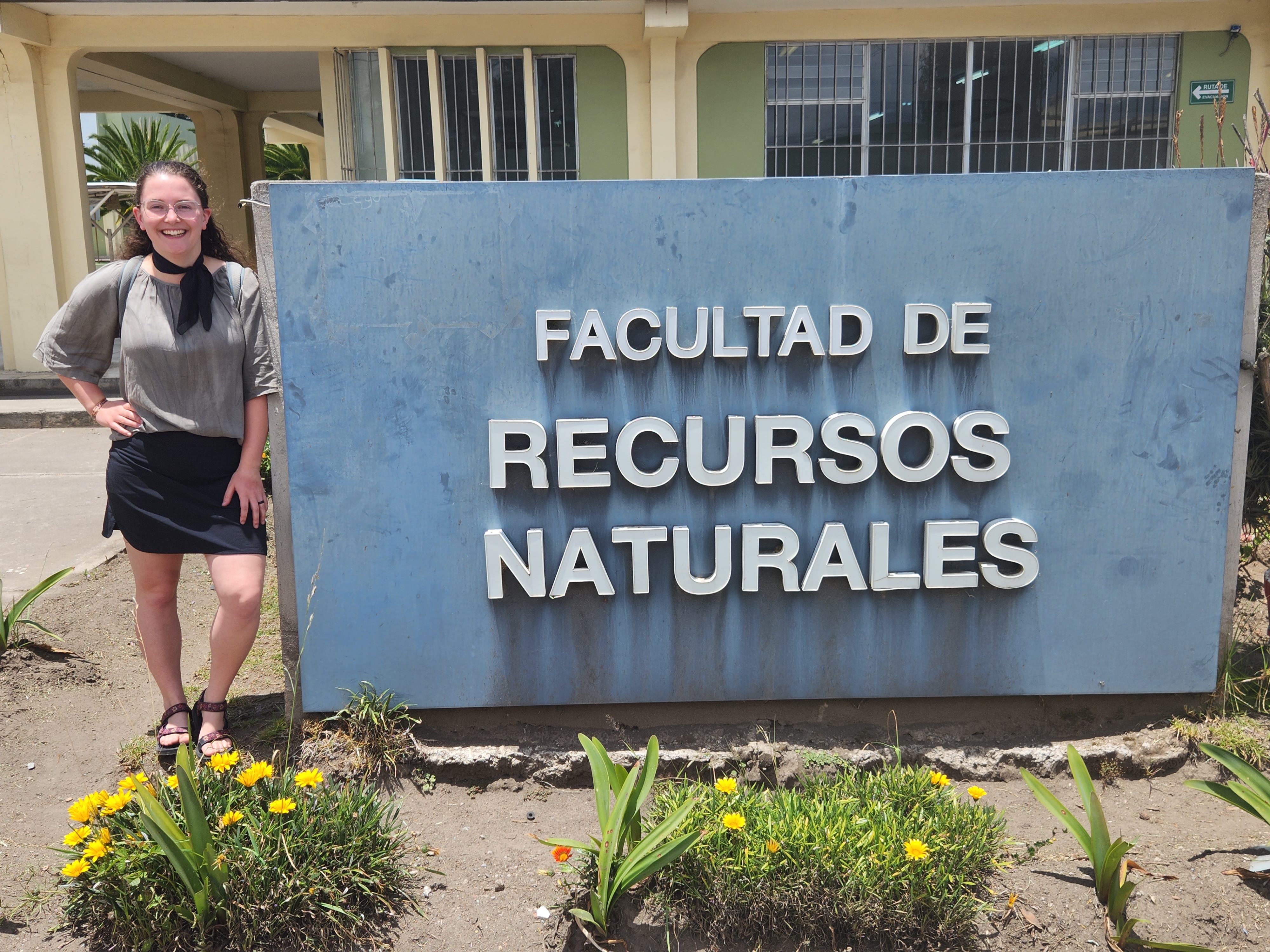 Abigail Puffalt participated in the Ecuador field course. (Photo: Submitted) 