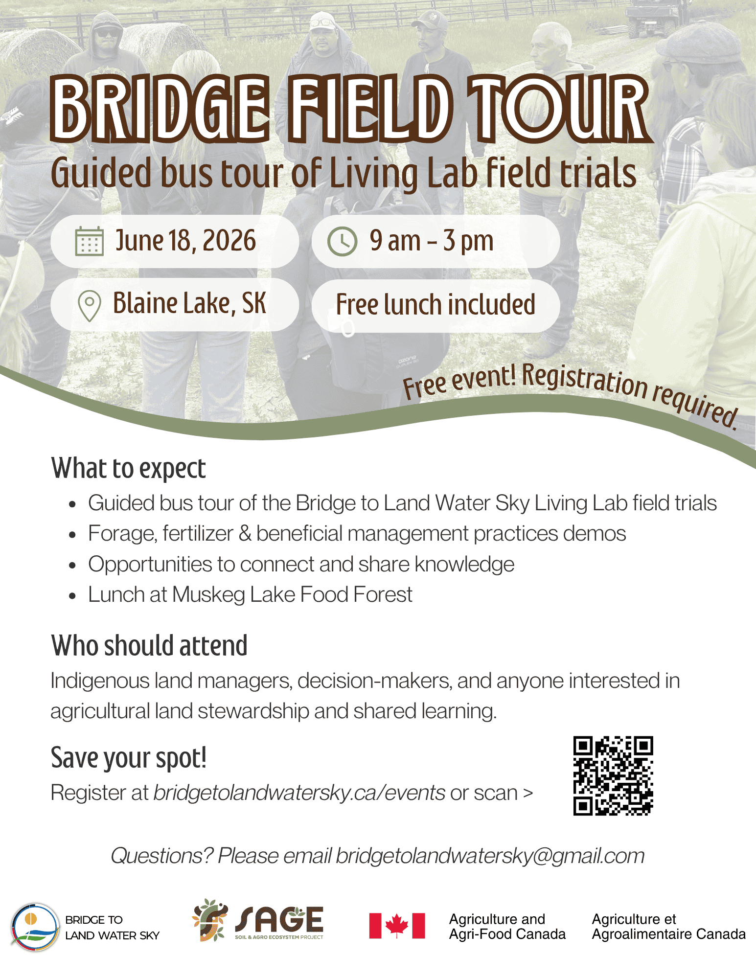 bridge field tour poster