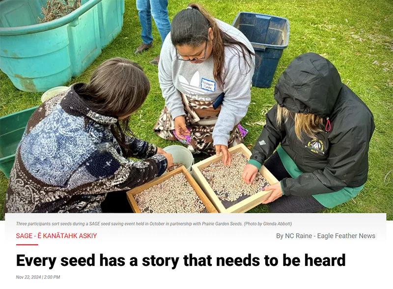 Every Seed Has a Story Article