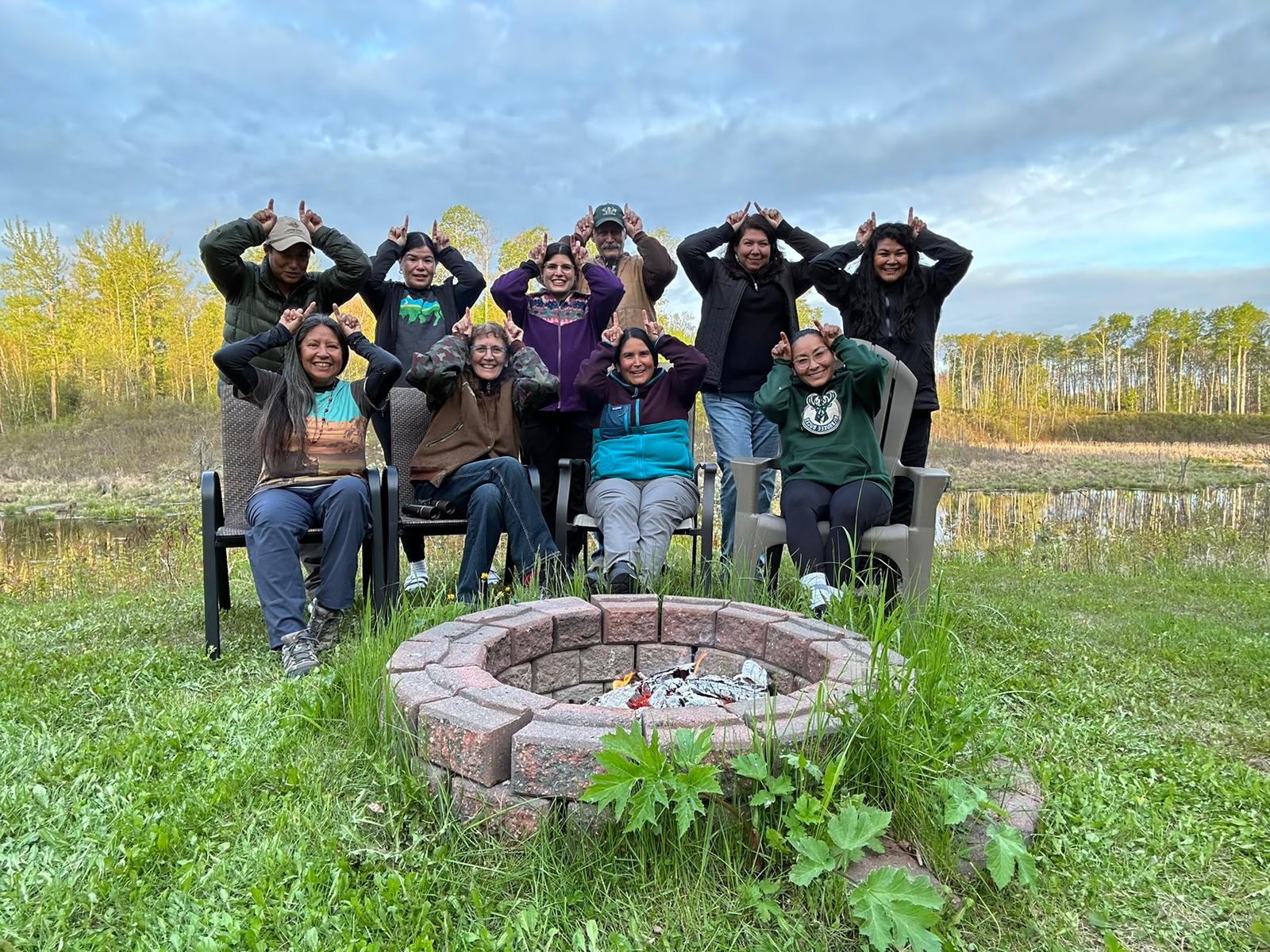 People at Elk Island National Park