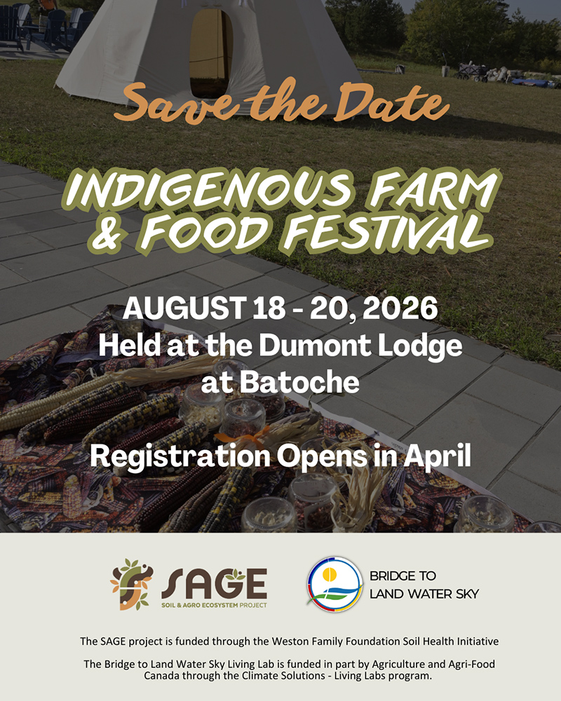 Save the Date Indigenous Farm and Food Festival